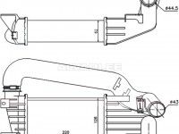 Opel Astra (H) 2004-2014 ÕHURADIAATOR (INTERCOOLER)