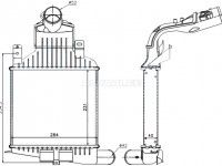 Opel Astra (H) 2004-2014 ÕHURADIAATOR (INTERCOOLER)