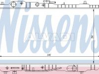 Mazda 323, 323F 1989-1994 JAHUTUSRADIAATOR
