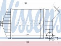 Fiat Punto 1999-2007 ÕHURADIAATOR (INTERCOOLER)