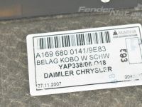 Mercedes-Benz A (W169) Tagapaneeli kate plast