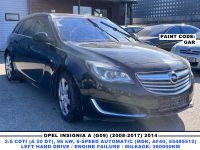 Opel Insignia (A) 2014 - Automobilis dalims